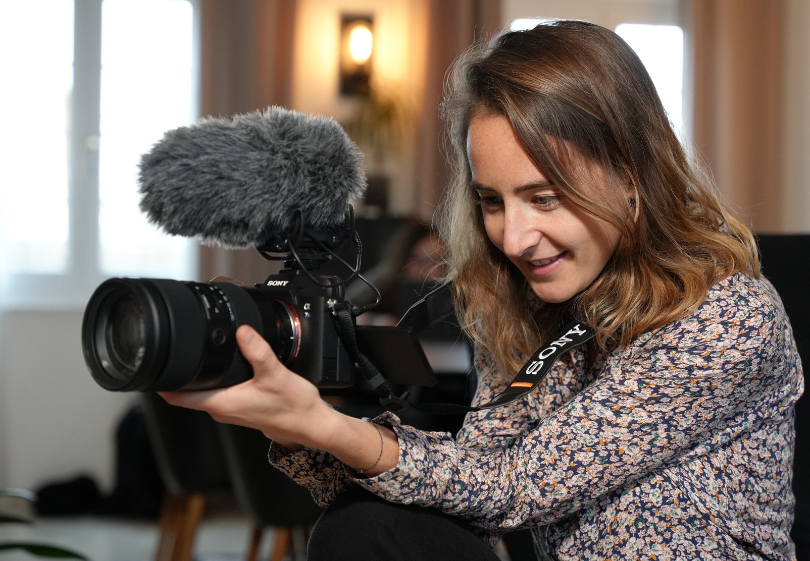 Floraine Carlot, vidéaste.